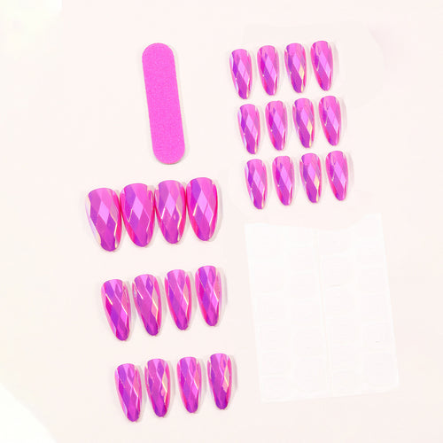 Crystal-Effekt Stiletto Nagelkunst Erweiterungen Karnz