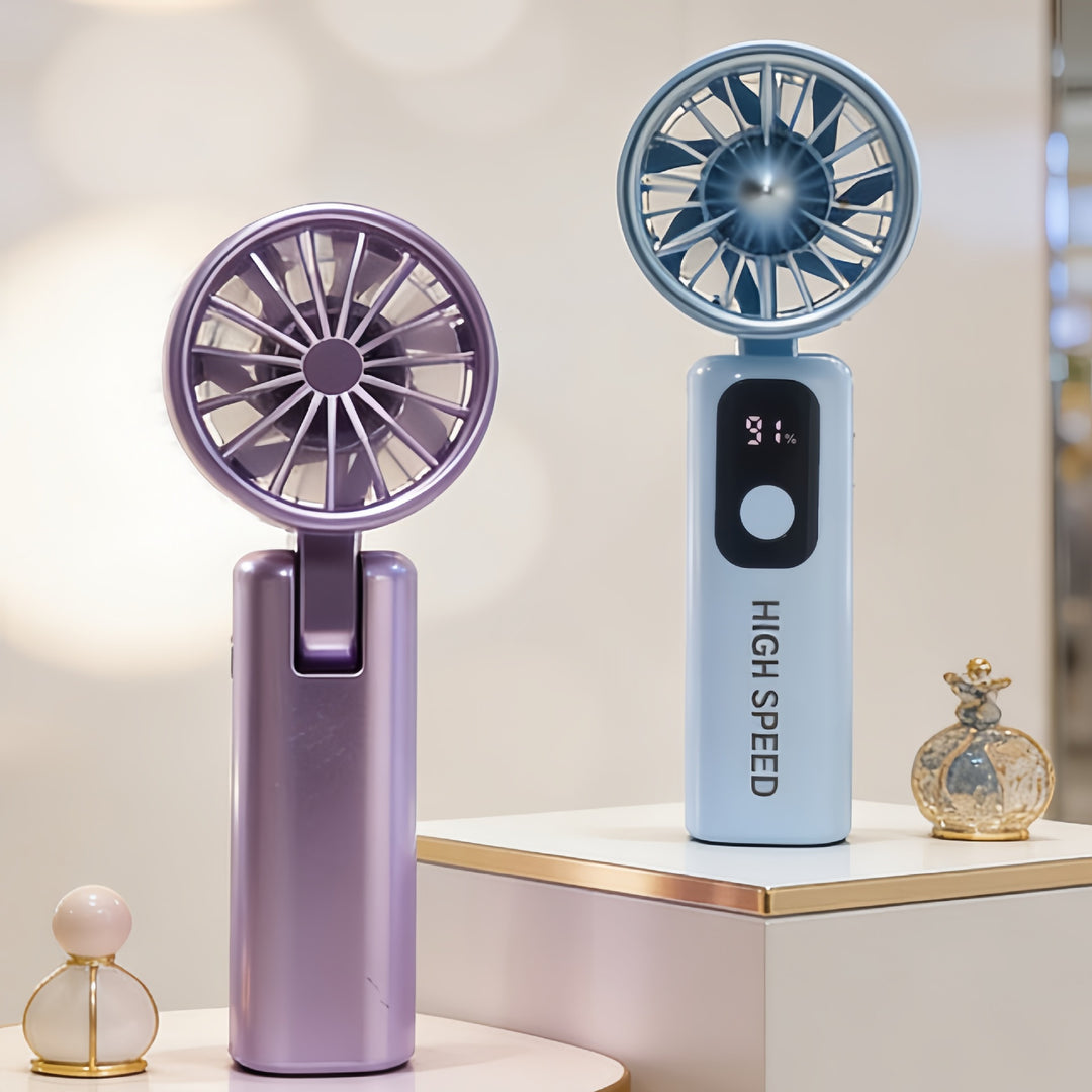 Damen Tragbarer Hochgeschwindigkeits-Handventilator Karnz