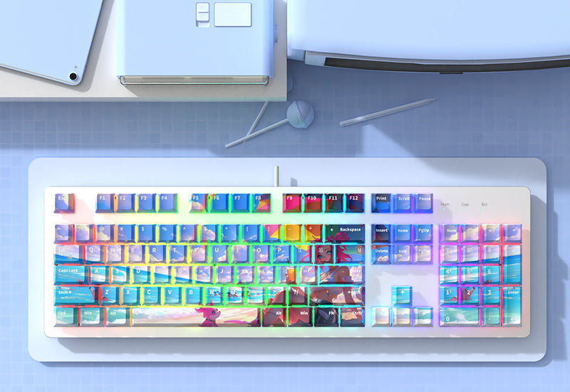 Künstlerisch Themed Mechanische Tastatur Karnz