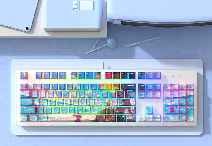 Künstlerisch Themed Mechanische Tastatur Karnz