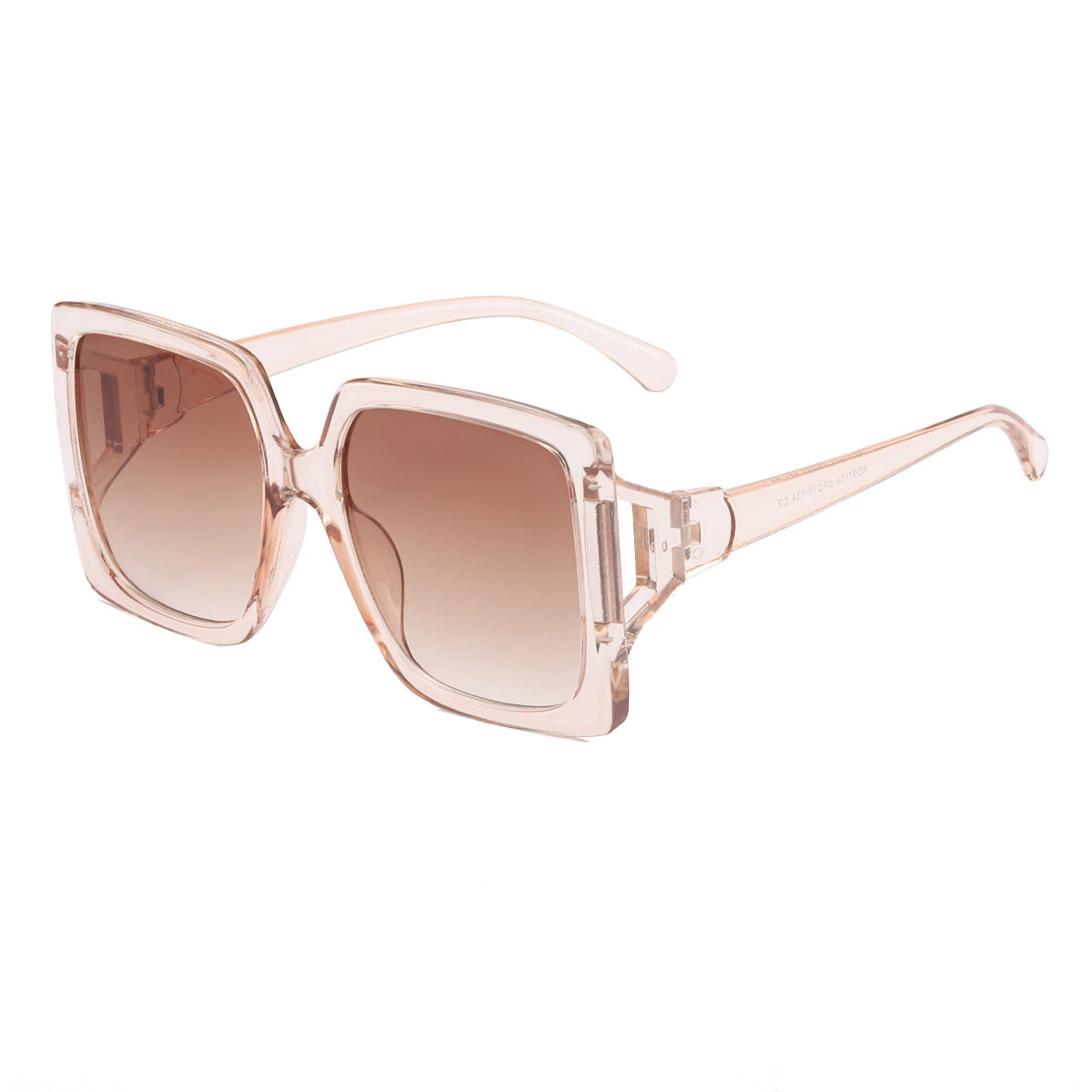 Damen modische oversized Sonnenbrille mit Gradient-Gläsern Karnz