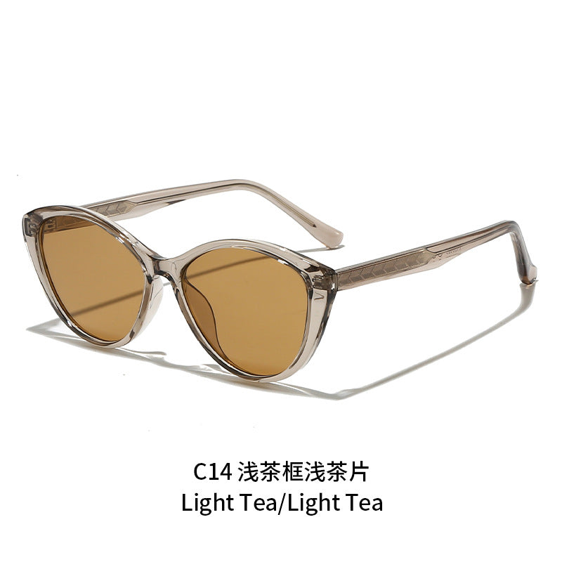 Damen trendige Sonnenbrille im modernen Cat-Eye-Stil Karnz