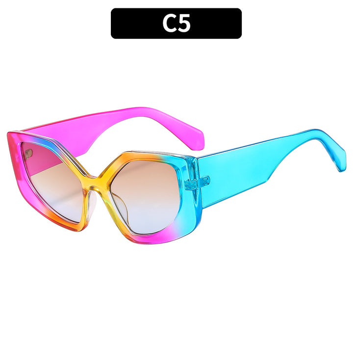 Moderne geometrische Mode-Sonnenbrille