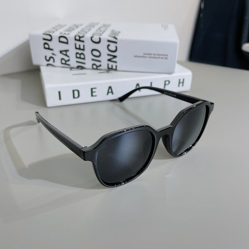 Modische Vintage-Sonnenbrille mit Breitem Rahmen Karnz
