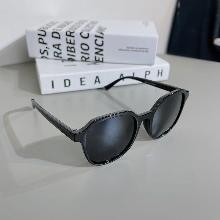 Modische Vintage-Sonnenbrille mit Breitem Rahmen Karnz