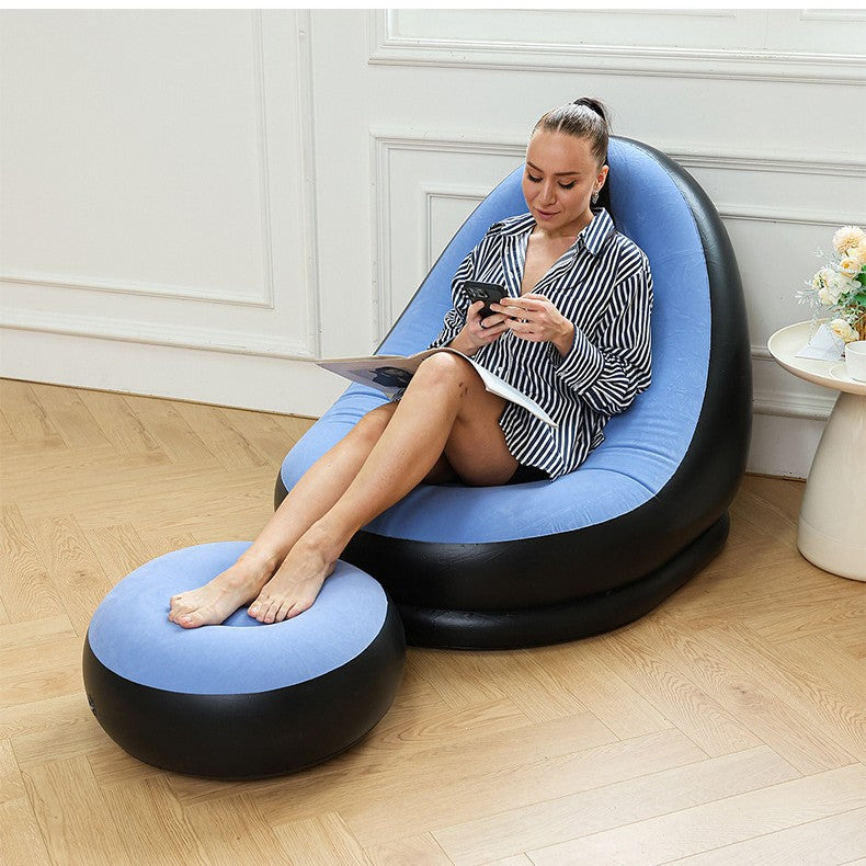 Damen Aufblasbares Komfort-Sofa mit ergonomischer Rückenlehne Karnz
