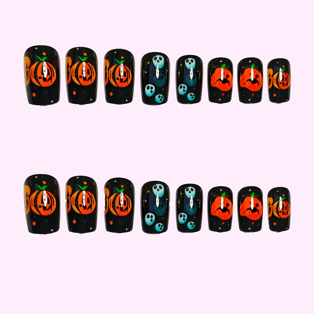 Halloween-Themen-Nagelkunst-Design