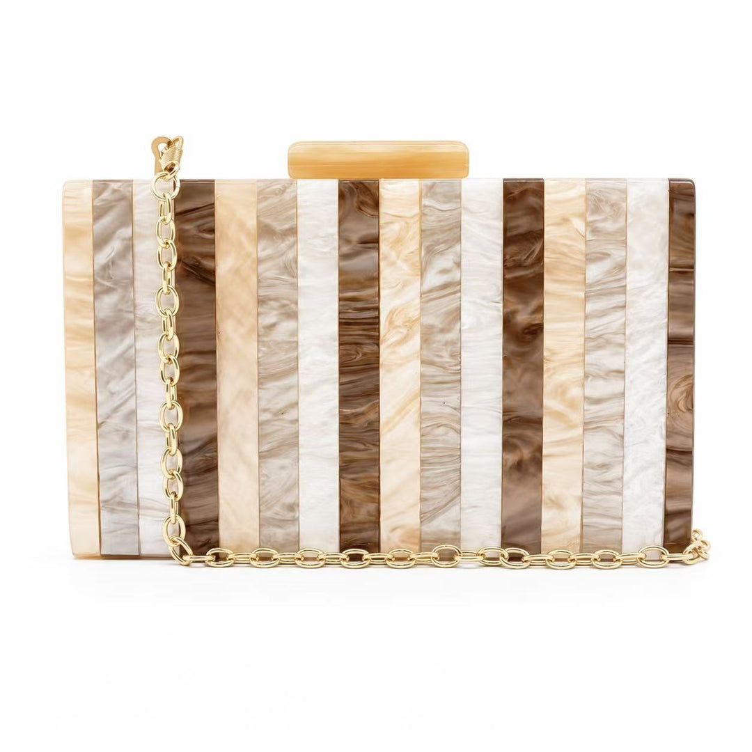 Artisan-inspirierte Acryl-Clutch