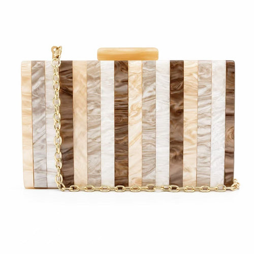 Artisan-inspirierte Acryl-Clutch