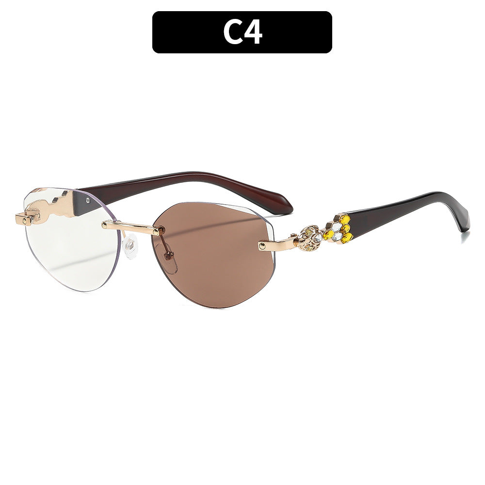 Avant-Garde Halbmond Sonnenbrille