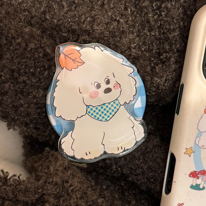 Niedlicher Hunde Smartphone Halter Karnz