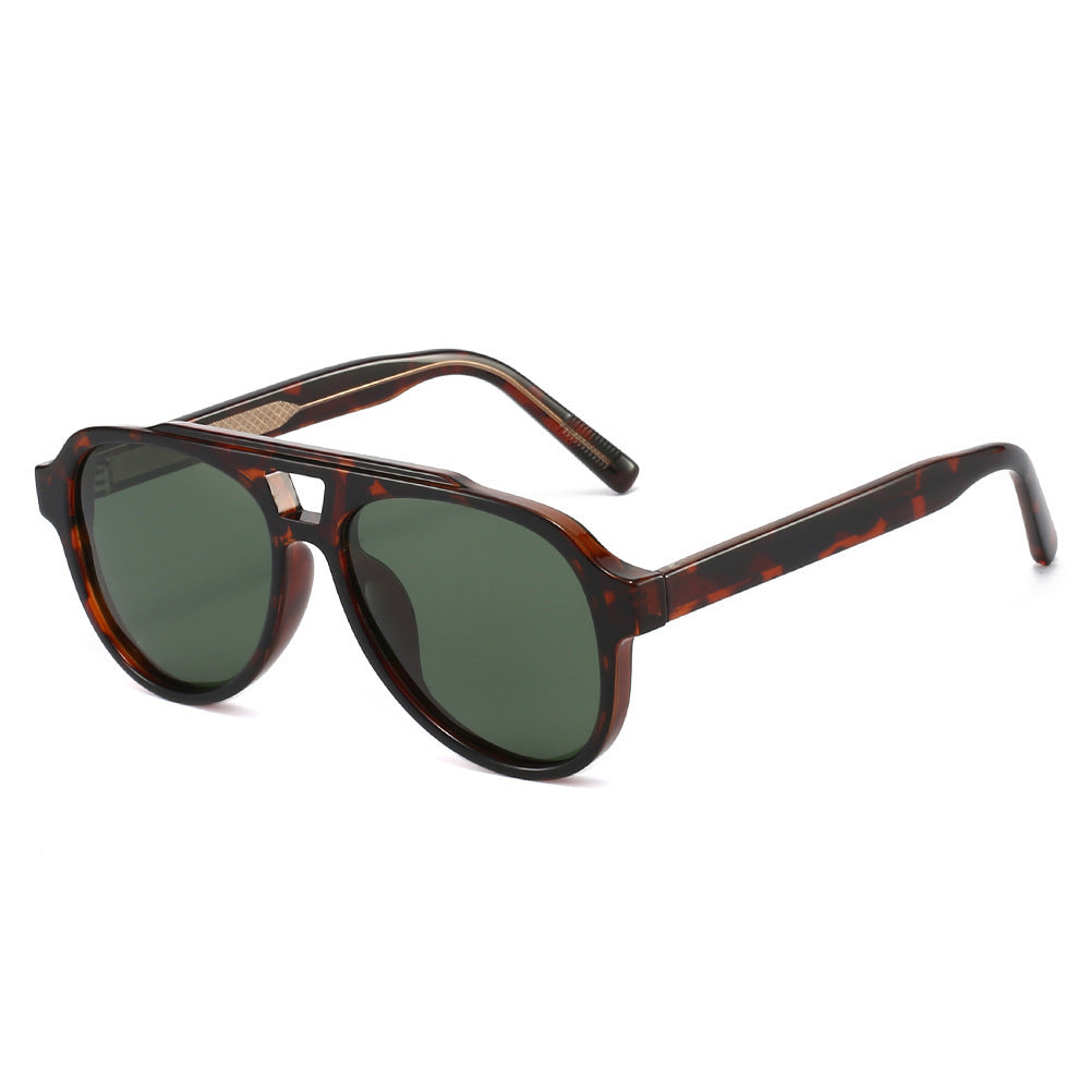 Damen Vintage Sonnenbrille mit hochwertigem UV-Schutz und modischem Schildpatt-Muster Karnz