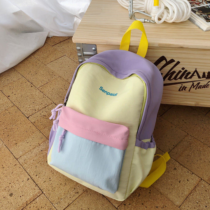 Bunter Multi-Taschen-Schulranzen