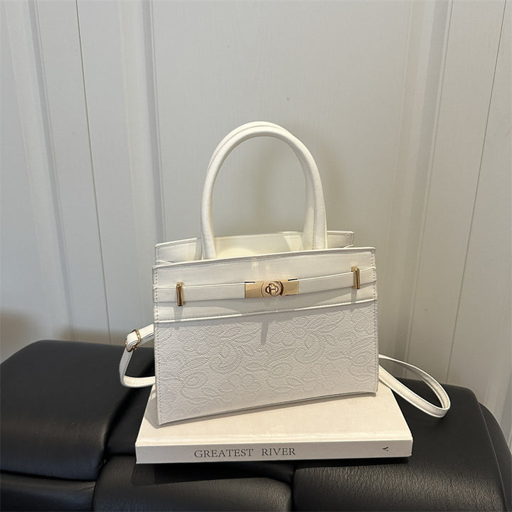 Elegante geprägte Handtasche