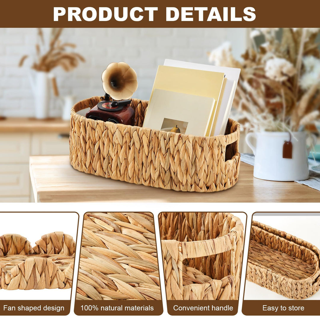 Oval Woven Storage Basket Karnz