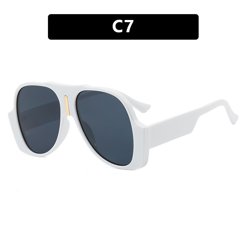 Damen quadratische Sonnenbrille mit einzigartigem tiermuster Rahmen und UV-Schutz Karnz