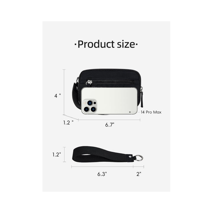 Praktische Mini-Handtasche mit Multifunktionalen Fächern Karnz