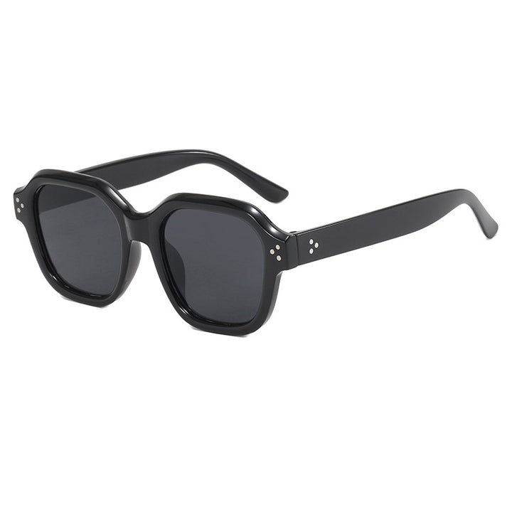 Damen modische oversized Brille mit charakteristischem Rahmen Karnz