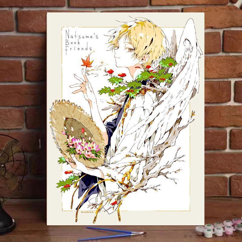 Anime-inspirierte illustrierte Wandkunst Karnz
