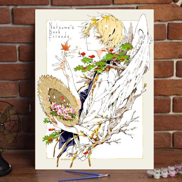 Anime-inspirierte illustrierte Wandkunst Karnz
