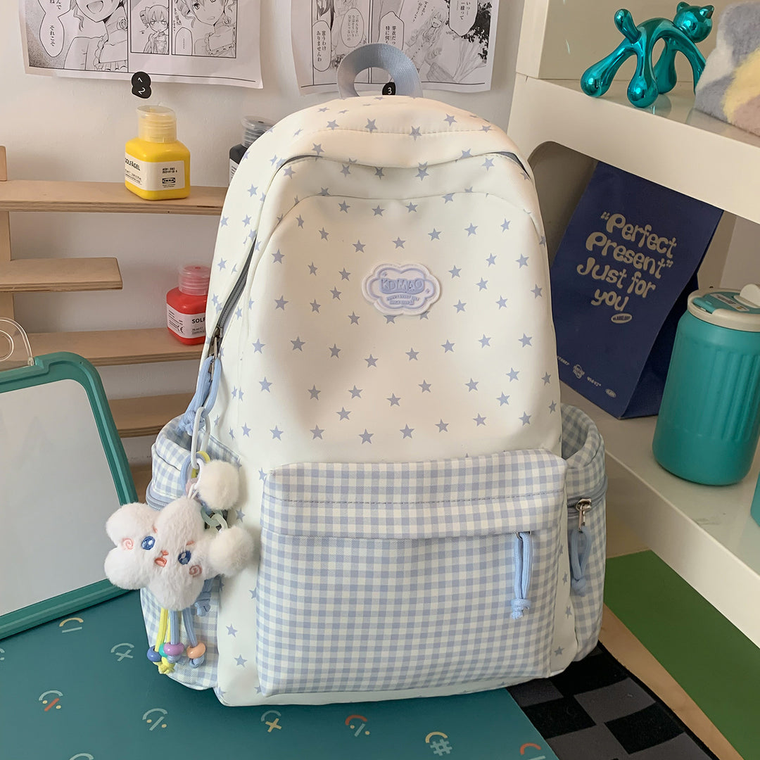 Stylischer Sternen-Print Rucksack Karnz