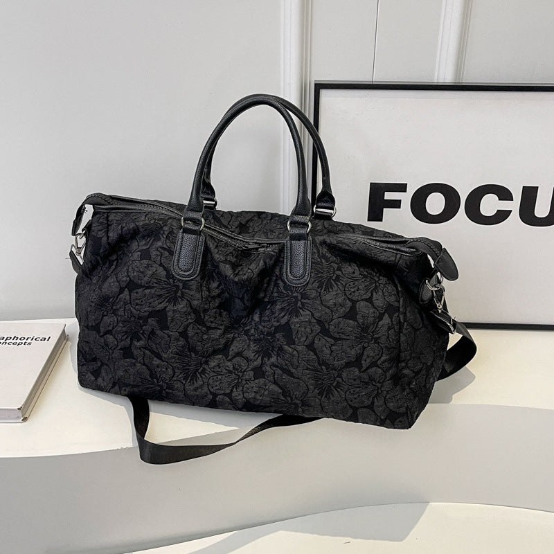 Stylische Blumenmuster Reise-Duffel-Tasche Karnz