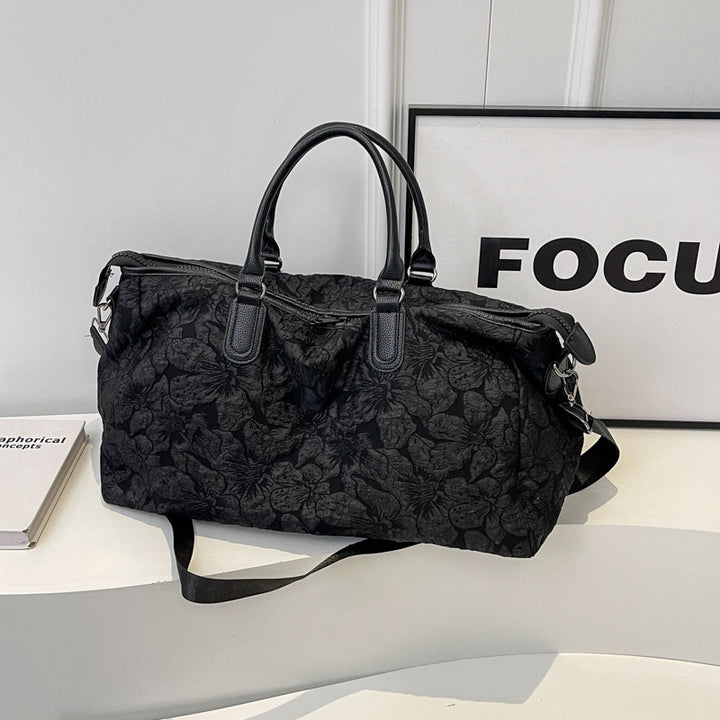 Stylische Blumenmuster Reise-Duffel-Tasche Karnz