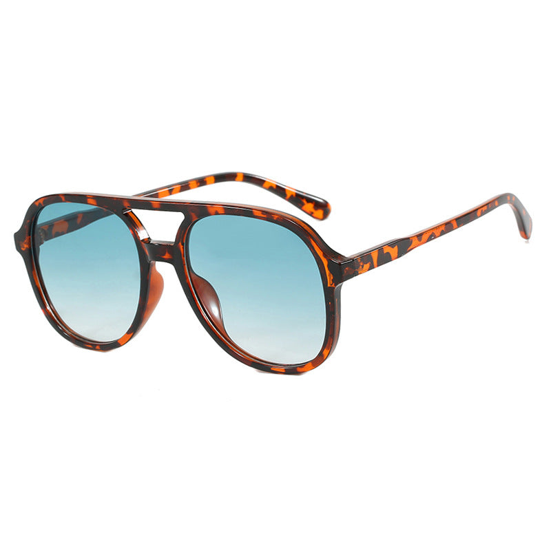 Damen Sonnenbrille mit elegantem Schildkrötenmuster und UV-Schutz Karnz