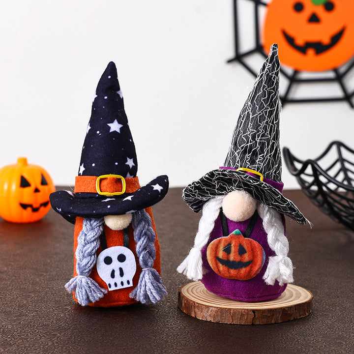 Dekorative Halloween Gnome Figur Karnz