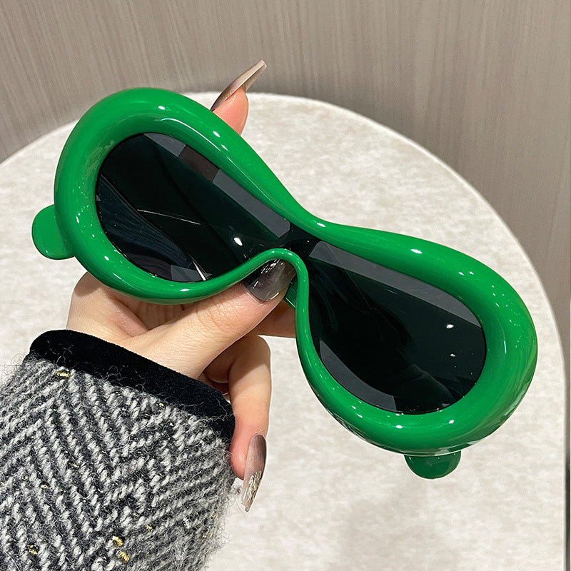 Damen außergewöhnliche Sonnenbrille Karnz