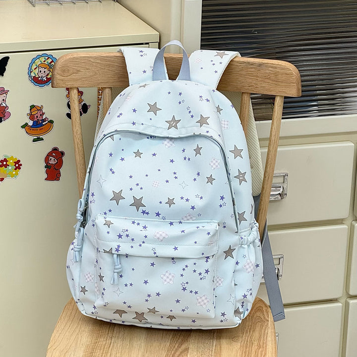 Stern-Print Freizeit-Rucksack Karnz
