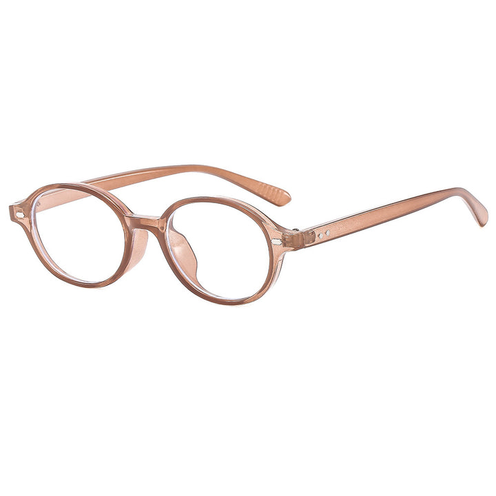 Damen stilvolle und zeitgenössische Sonnenbrille im ovalen Design Karnz