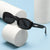 Damen modische Sonnenbrille mit ovaler Rahmenform und UV-Schutz Karnz