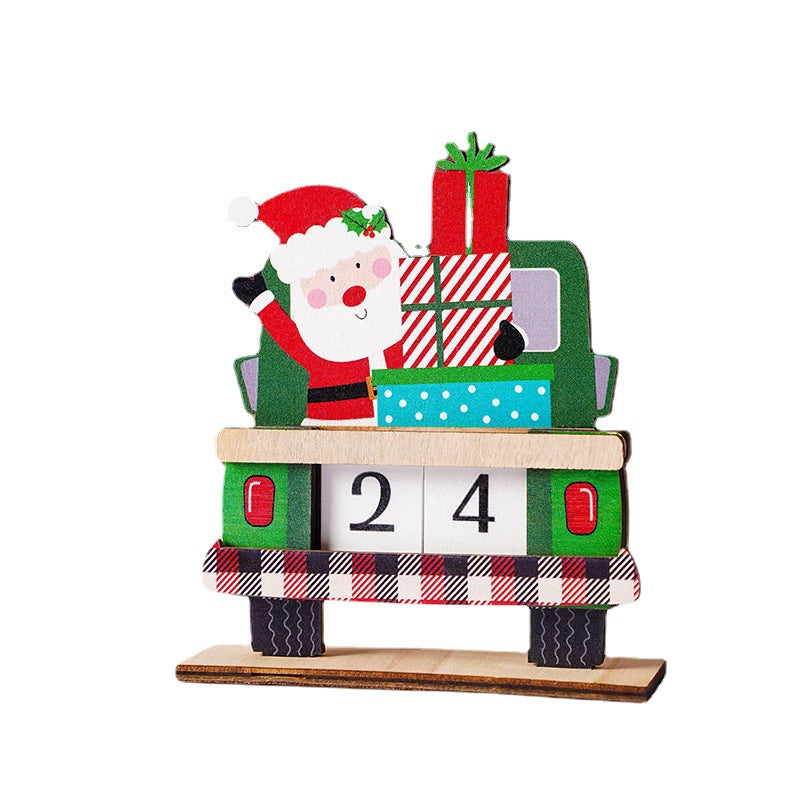 Adventskalender mit Weihnachtsmann-Motiv Karnz