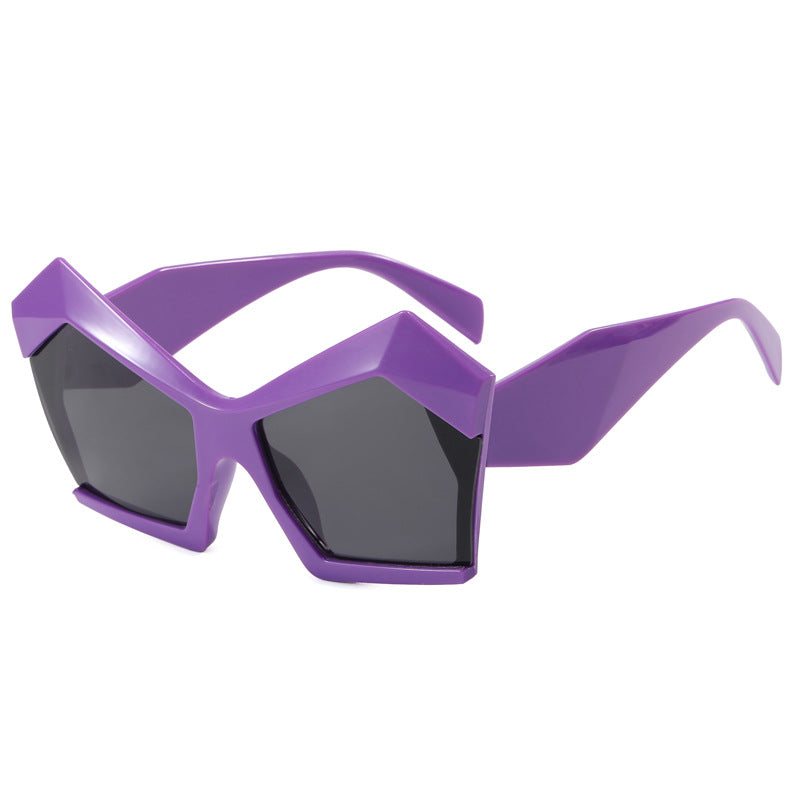 Damen geometrische Designerbrille Karnz