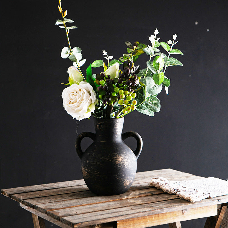 Kunsthandwerkliche Blumenvase Karnz