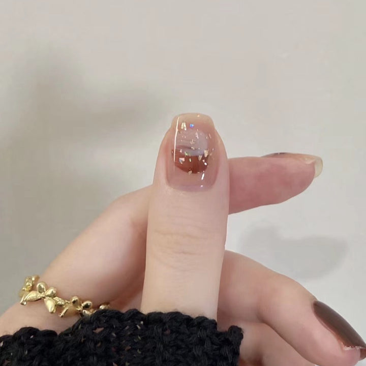 Luxuriöse Glänzende Nagelkunst