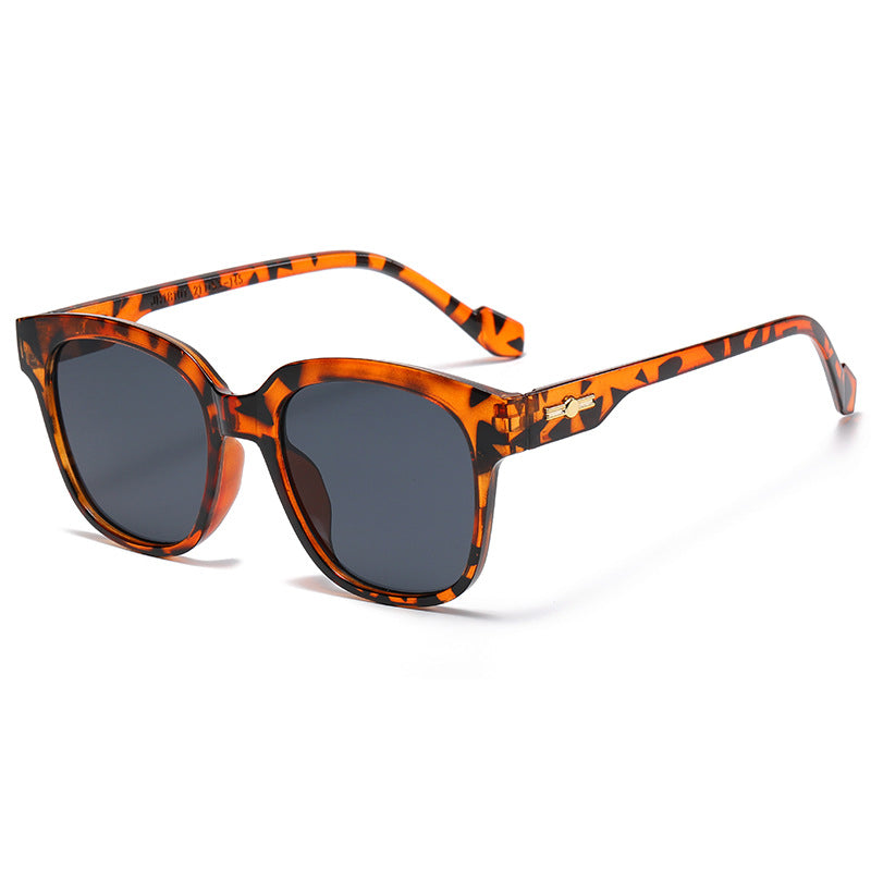 Damen Quadratische Sonnenbrille im eleganten Schildpatt-Design Karnz