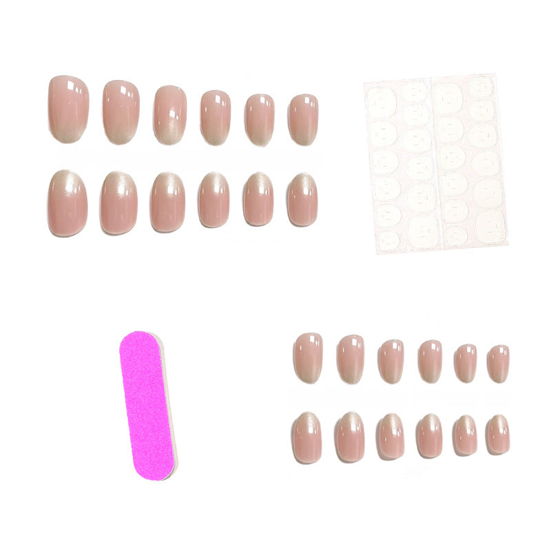 Elegante French Tip Acryl-Nagelverlängerungen Karnz
