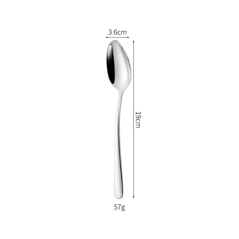 Eleganter und Ergonomischer Teelöffel mit Glänzender Oberfläche Karnz