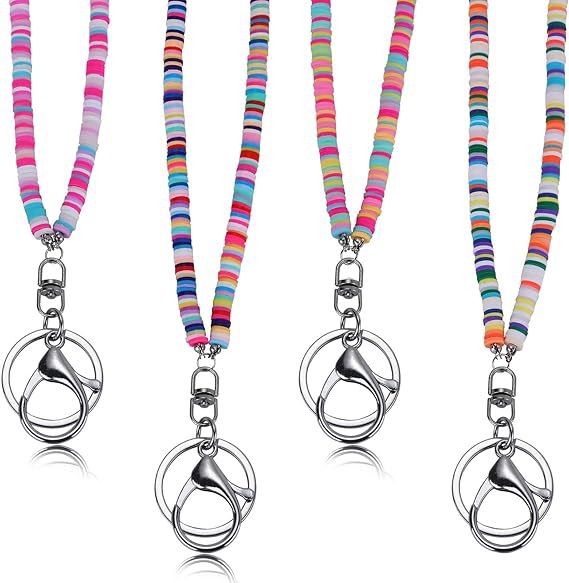 Bunte Perlen ID Badge Halter Lanyard Karnz