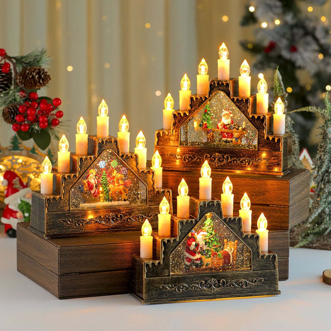 LED-beleuchtete Weihnachts-Szenen-Dekoration Karnz