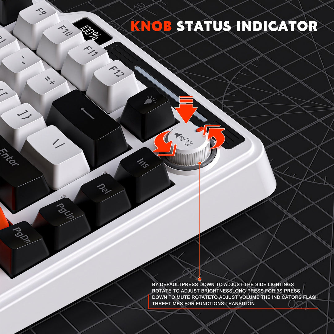 Kompakte RGB Mechanische Tastatur mit programmierbarer Hintergrundbeleuchtung Karnz