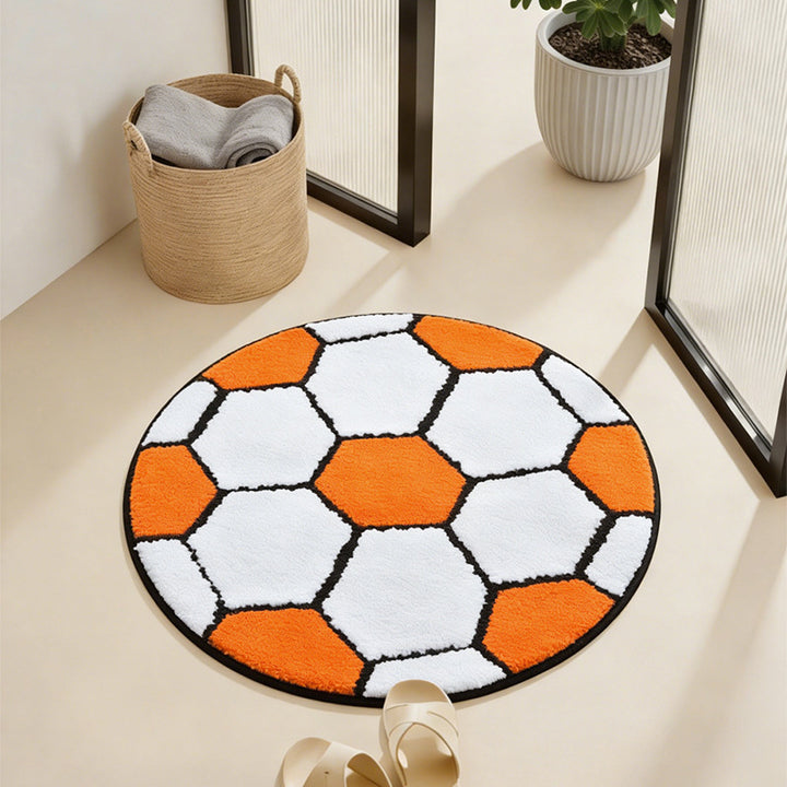Fußball Design Teppich