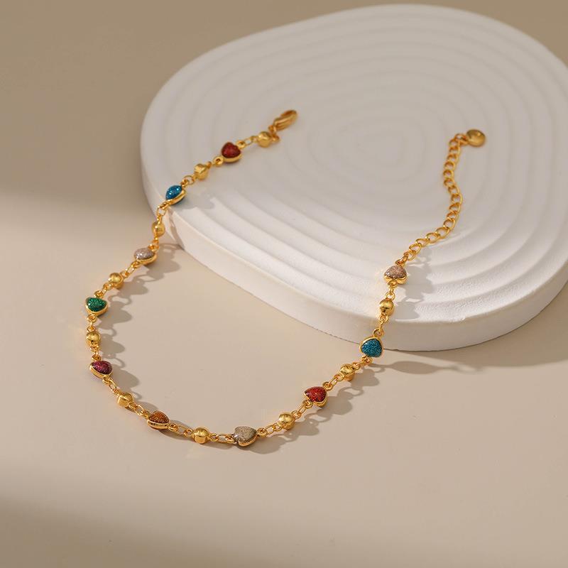 Herz Anhänger Fußkette Karnz