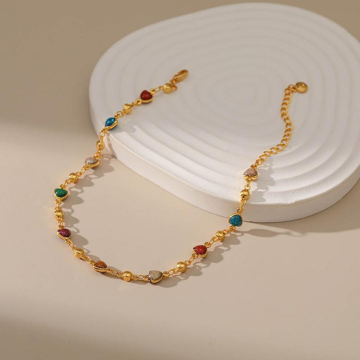 Herz Anhänger Fußkette Karnz