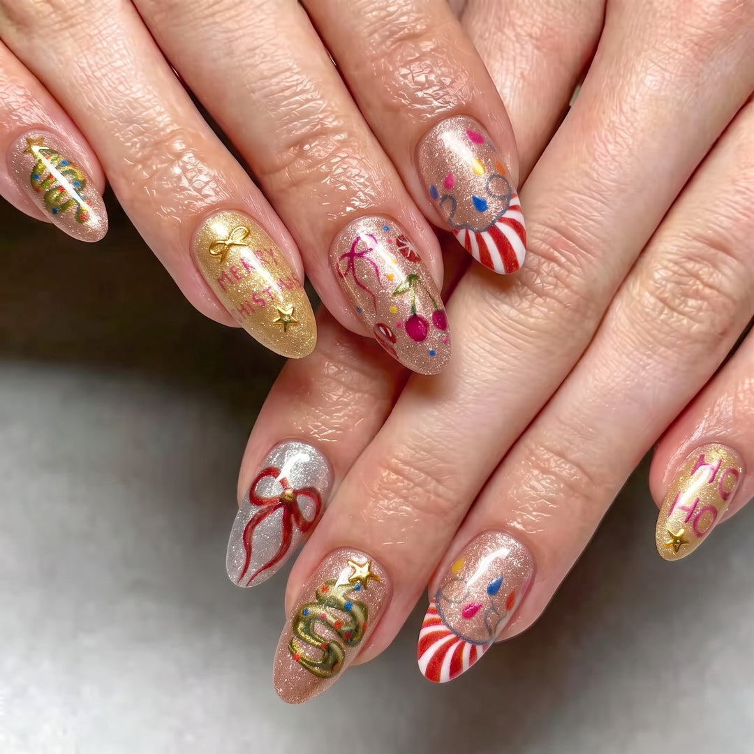 Festliches Nagelkunst-Set