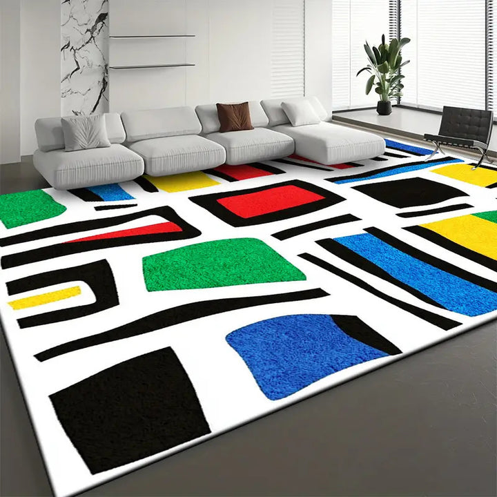 Zeitgenössischer geometrischer Teppich