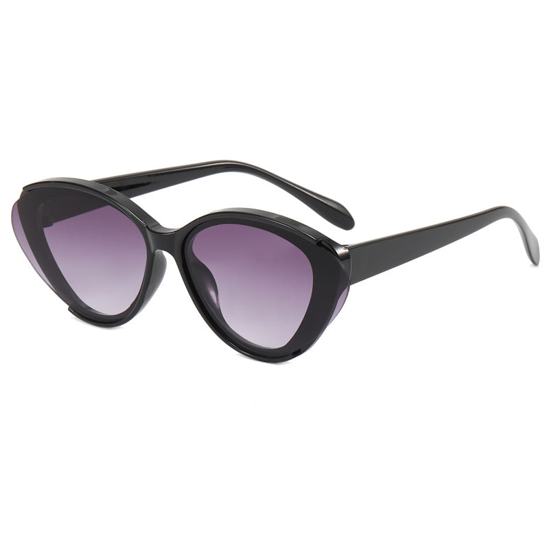 Damen Oversized Sonnenbrille mit Farbverlauf Karnz