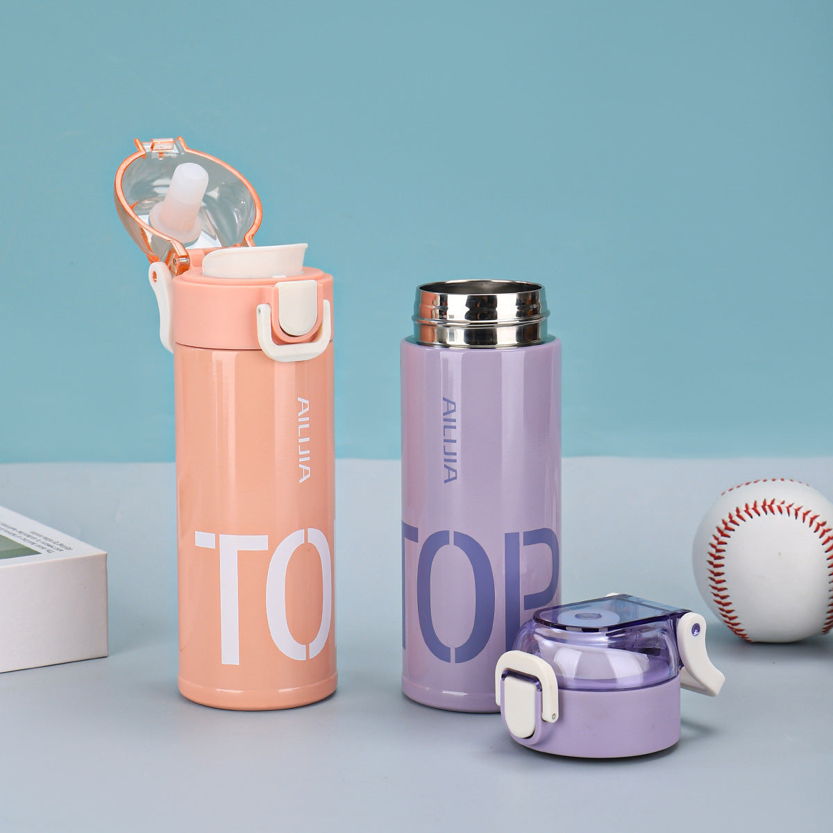 Damen Innovative Getränkeflasche mit Umklappverschluss Karnz